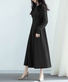 【セゾンドパピヨン/SAISON DE PAPILLON】のタックデザインミモレ丈カットソーワンピース 人気、トレンドファッション・服の通販 founy(ファニー) ファッション Fashion レディースファッション Fashion for Women ワンピース Dresses カットソー Cut and Sewn Top ショート Short, Short Length ストレッチ Stretch, Stretchy Fabric ポケット Pocket, Pocket Detail エレガント 上品 Elegant thumbnail ブラック|ID: prp329100004817812 ipo3291000000035000093