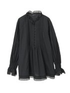 【ピンクハウス/PINK HOUSE】のシルクローンスタンドカラーブラウス 人気、トレンドファッション・服の通販 founy(ファニー) ファッション Fashion レディースファッション Fashion for Women トップス・カットソー Cut & Sew Tops シャツ・ブラウス・オフィスカジュアル Elegant Blouses & Button-Ups インド Indian Textile ケミカル Chemical, Chemical Wash シャーリング Shirring, Ruched シルク Silk, 100% Silk スタンド Stand Collar, Upright Stand タンブラー Tumbler, Travel Mug パール Pearl, Pearl Accent フォルム Silhouette, Form フリル Frill, Ruffle レース Lace, Lace Fabric エレガント 上品 Elegant thumbnail クロ|ID: prp329100004817815 ipo3291000000035000121