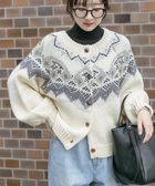 【アイテムズアーバンリサーチ/ITEMS URBAN RESEARCH】のノルディックボリュームスリーブカーディガン 人気、トレンドファッション・服の通販 founy(ファニー) ファッション Fashion レディースファッション Fashion for Women トップス・カットソー Cut & Sew Tops カーディガン・羽織り Layered Style Cardigans ボリューム袖・フリルスリーブブラウス Voluminous & Ruffle Sleeves / Puffy Sleeve Tops 2025年 2025 2025-2026秋冬・A/W Autumn/Winter 2025–26 AW25–26 冬 Winter / This Winter インナー Innerwear カーディガン Cardigan, Knitwear クラシック Classic, Timeless Style トレンド Trend, Trending Now A/W・秋冬 Autumn/Winter thumbnail アイボリー|ID: prp329100004817823 ipo3291000000035000377