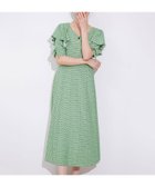 【ジャイロ/JAYRO】のバックレースアップフリルワンピース 人気、トレンドファッション・服の通販 founy(ファニー) ファッション Fashion レディースファッション Fashion for Women ワンピース Dresses サンダル Sandals, Summer Shoes シャーリング Shirring, Ruched フェミニン Feminine, Girly フリル Frill, Ruffle フレア Flare, Flared プリント Print, Printed Pattern ポケット Pocket, Pocket Detail リボン Ribbon, Bow エレガント 上品 Elegant 夏 Summer 春 Spring thumbnail グリーン(30)|ID: prp329100004817830 ipo3291000000035000451