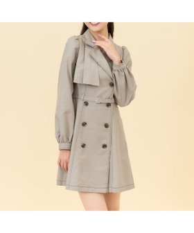 【レディアゼル/REDYAZEL】のダブルボタンジャケットミニワンピース 人気、トレンドファッション・服の通販 founy(ファニー) ファッション Fashion レディースファッション Fashion for Women アウター Coat / Outerwear Collection レディースジャケット・軽アウター Jackets おすすめ Recommended / Our Picks インナー Innerwear ガーリー Girly, Feminine Style トレンチ Trench, Trench Coat ハイネック High Neck, Mock Neck リブニット Rib Knit, Ribbed Knit ロング Long, Long-Length |ID:prp329100004817834