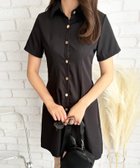 【アミュレット/Amulet】の【Dewlily】半袖ミニシャツワンピース 人気、トレンドファッション・服の通販 founy(ファニー) ファッション Fashion レディースファッション Fashion for Women ワンピース Dresses シャツワンピース / 1枚で着映えコーデ Shirt Dresses アクセサリー Fashion Accessories シェイプ Shape, Slim Fit スニーカー Sneakers, Trainers エレガント 上品 Elegant 半袖 Short Sleeve, Half Sleeve 夏 Summer thumbnail ブラック|ID: prp329100004817835 ipo3291000000035000549