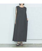 【ラコレ/LAKOLE】の【接触冷感】ウェストタックカットノースリーブワンピース 人気、トレンドファッション・服の通販 founy(ファニー) ファッション Fashion レディースファッション Fashion for Women ワンピース Dresses おすすめ Recommended / Our Picks シンプル Simple, Minimal スリット Slit, Slit Detail ポケット Pocket, Pocket Detail リラックス Relax, Relaxed Fit 夏 Summer thumbnail ブラック|ID: prp329100004817837 ipo3291000000035000663