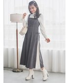 【ルディックパーク/LUDIC PARK】のサイドプリーツジャンパースカート 人気、トレンドファッション・服の通販 founy(ファニー) ファッション Fashion レディースファッション Fashion for Women スカート Skirts インナー Innerwear シフォン Chiffon, Lightweight Fabric ツイル Twist, Twisted Detail パール Pearl, Pearl Accent プリーツ Pleats, Pleated ポケット Pocket, Pocket Detail リボン Ribbon, Bow レース Lace, Lace Fabric 定番 Standard, Basic Item thumbnail グレー|ID: prp329100004817841 ipo3291000000035000710