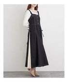 【ルディックパーク/LUDIC PARK】のサイドプリーツジャンパースカート 人気、トレンドファッション・服の通販 founy(ファニー) ファッション Fashion レディースファッション Fashion for Women スカート Skirts インナー Innerwear シフォン Chiffon, Lightweight Fabric ツイル Twist, Twisted Detail パール Pearl, Pearl Accent プリーツ Pleats, Pleated ポケット Pocket, Pocket Detail リボン Ribbon, Bow レース Lace, Lace Fabric 定番 Standard, Basic Item thumbnail 黒|ID: prp329100004817841 ipo3291000000035000713