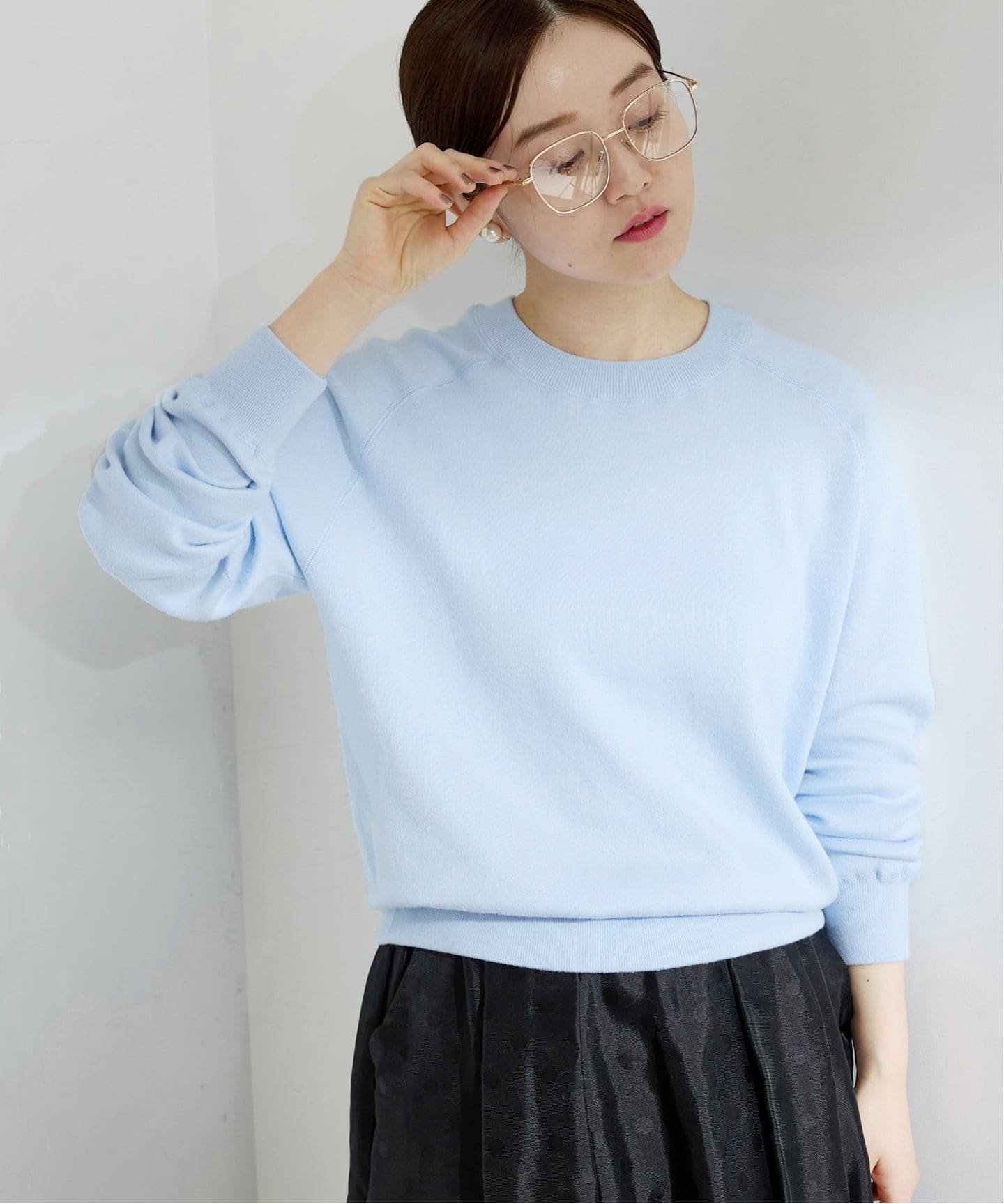 【イエナ/IENA】の《追加2 》スイビスムースプルオーバー インテリア・キッズ・メンズ・レディースファッション・服の通販 founy(ファニー) 　ファッション　Fashion　レディースファッション　Fashion for Women　トップス・カットソー　Cut & Sew Tops　カジュアルプルオーバー・ニットトップス　Pullovers & Knit Tops / Casual Pullovers　2025年　2025　2025-2026秋冬・A/W　Autumn/Winter 2025–26 AW25–26　スウェット / スエット　Sweatshirt, Sweatwear　デニム　Denim, Jeans Material　バランス　Balance, Style Balance　パール　Pearl, Pearl Accent　フレンチ　French, French Style　人気　Popular, Best Seller　春　Spring　サックスブルー|ID: prp329100004817843 ipo3291000000035000725