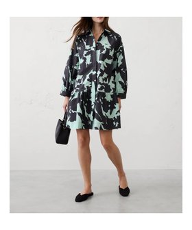 【バナナリパブリック ファクトリーストア/BANANA REPUBLIC FACTORY STORE】のBANANA REPUBLIC FACTORY STORE パフスリーブ ティアード ミニワンピース 人気、トレンドファッション・服の通販 founy(ファニー) ファッション Fashion レディースファッション Fashion for Women ワンピース Dresses スリーブ Sleeve, Long Sleeve / Short Sleeve ダウン Down, Puffer ティアード Tiered, Tiered Style プリント Print, Printed Pattern ポケット Pocket, Pocket Detail レギンス Leggings, Stretch Pants ロング Long, Long-Length |ID:prp329100004817849