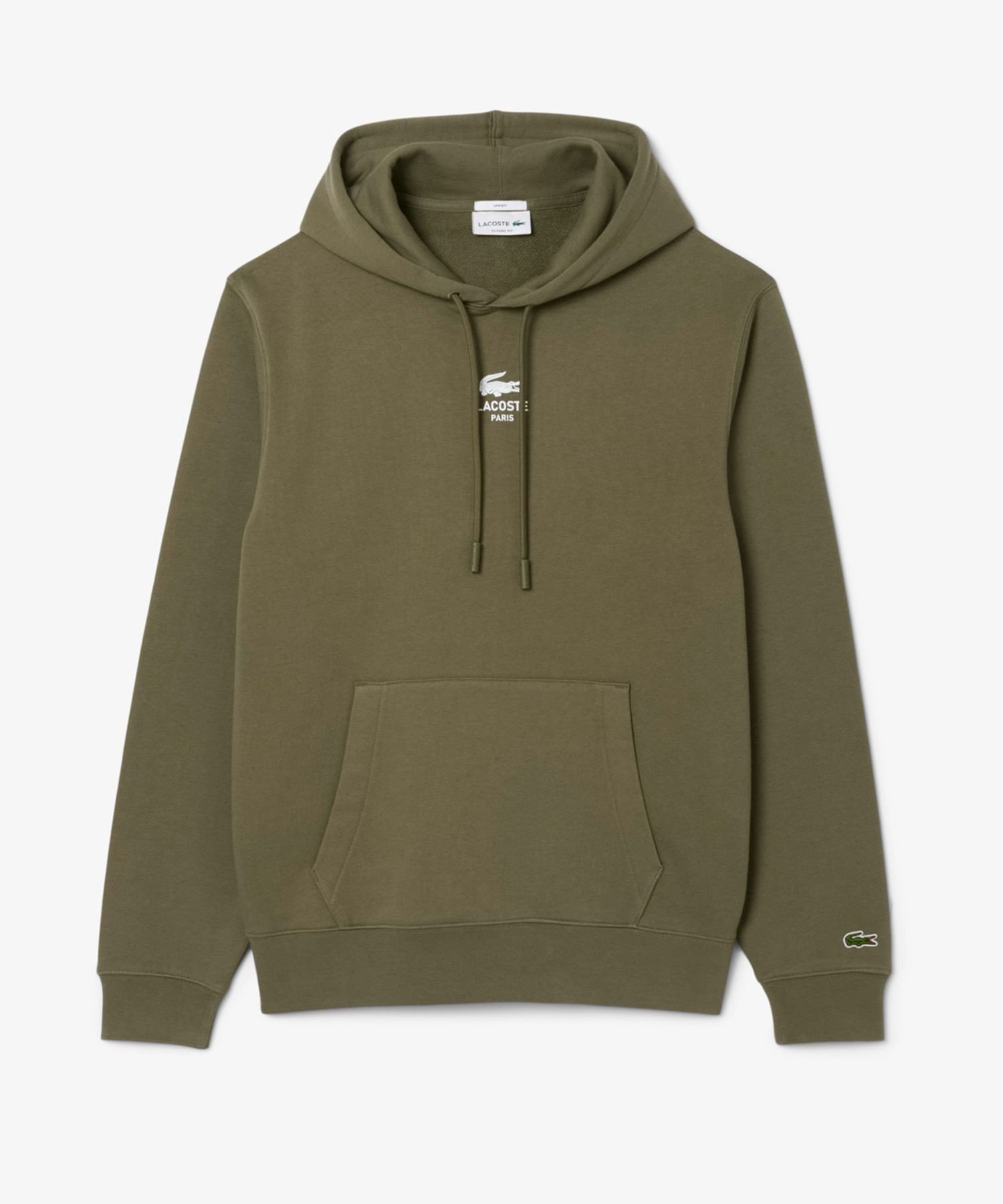 【ラコステ/LACOSTE】の裏パイル地 バックプリントスウェットパーカー インテリア・キッズ・メンズ・レディースファッション・服の通販 founy(ファニー) 　ファッション　Fashion　レディースファッション　Fashion for Women　トップス・カットソー　Cut & Sew Tops　レディースパーカー・カジュアルフーディー　Casual Hoodies & Sweatshirts　スウェット・クルーネックトップス　Sweatshirts & Crewnecks / Relaxed Fit Sweat Tops　バッグ　Bags　おすすめ　Recommended / Our Picks　スマート　Smart, Elegant　フロント　Front, Front Design　ポケット　Pocket, Pocket Detail　吸水　Absorbent, Quick-Dry　オリーブ|ID: prp329100004817853 ipo3291000000035000933