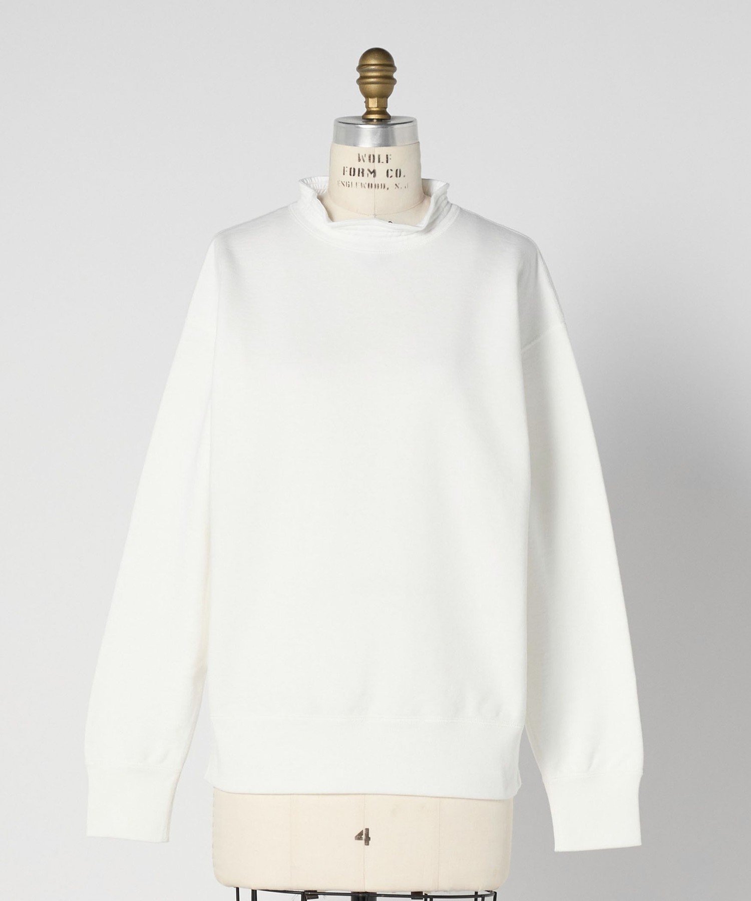 【ドゥロワー/DRAWER】のCAPSULE 吊り裏毛シャーリングカラープルオーバー インテリア・キッズ・メンズ・レディースファッション・服の通販 founy(ファニー) 　ファッション　Fashion　レディースファッション　Fashion for Women　トップス・カットソー　Cut & Sew Tops　カジュアルプルオーバー・ニットトップス　Pullovers & Knit Tops / Casual Pullovers　シャーリング　Shirring, Ruched　シンプル　Simple, Minimal　ベーシック　Basic, Essential　WHITE|ID: prp329100004817859 ipo3291000000035001032