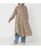 【スタディオ クリップ/studio CLIP】のオンブレチェックシャツワンピース 人気、トレンドファッション・服の通販 founy(ファニー) ファッション Fashion レディースファッション Fashion for Women ワンピース Dresses シャツワンピース / 1枚で着映えコーデ Shirt Dresses おすすめ Recommended / Our Picks シャツワンピ Shirt Dress, Shirt One-Piece チェック Check, Plaid, Tartan ツイル Twist, Twisted Detail デニム Denim, Jeans Material ビスチェ Bustier, Corset Top ベスト Vest, Waistcoat ボトム Bottoms, Lower Wear ラウンド Round, Round Neck 秋 Autumn 羽織 Haori, Light Jacket thumbnail ブラウンオンブレ50|ID: prp329100004817866 ipo3291000000035001097