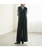 【ノーク/N.O.R.C】のウォッシャブルオールインワン【CLEAN MOTION】 人気、トレンドファッション・服の通販 founy(ファニー) ファッション Fashion レディースファッション Fashion for Women ワンピース Dresses オールインワン・ワンピース Dresses and Jumpsuits 吸水 Absorbent, Quick-Dry ストレッチ Stretch, Stretchy Fabric メランジ Melange, Mixed Yarn ラップ Wrap, Wrap Design ロング Long, Long-Length 夏 Summer thumbnail ブラック|ID: prp329100004817878 ipo3291000000035001240