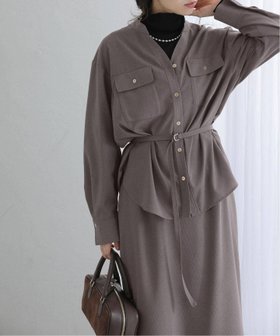 【ラ トータリテ/La TOTALITE】の【洗える】ワークディテールセットアップ 人気、トレンドファッション・服の通販 founy(ファニー) ファッション Fashion レディースファッション Fashion for Women セットアップ Matching Sets 2025年 2025 2025-2026秋冬・A/W Autumn/Winter 2025–26 AW25–26 おすすめ Recommended / Our Picks セットアップ Set-Up, Coordinated Outfit フロント Front, Front Design ベーシック Basic, Essential 洗える Machine Washable |ID:prp329100004817888