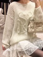 【スナイデル/SNIDEL】のロゴローゲージニットプルオーバー MNT[021]|ID:prp329100004817894