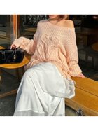 【スナイデル/SNIDEL】のロゴローゲージニットプルオーバー PNK[066]|ID:prp329100004817894