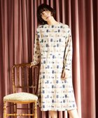 【ホコモモラ/Jocomomola】のMolino ダブルジャカード総柄ワンピース 人気、トレンドファッション・服の通販 founy(ファニー) ファッション Fashion レディースファッション Fashion for Women ワンピース Dresses インナー Innerwear 春 Spring 秋 Autumn カットソー Cut and Sewn Top カーディガン Cardigan, Knitwear ジャカード／ジャガード Jacquard, Woven Pattern ダブル Double, Double-Breasted ハイネック High Neck, Mock Neck ポケット Pocket, Pocket Detail モチーフ Motif, Design Theme リラックス Relax, Relaxed Fit 冬 Winter / This Winter おすすめ Recommended / Our Picks 夏 Summer thumbnail アイボリー|ID: prp329100004817895 ipo3291000000035001372