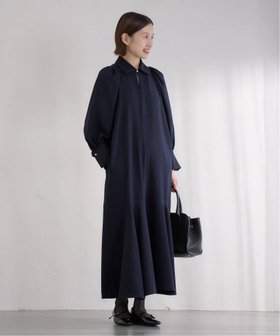 【イエナ/IENA】のNAVY メランジツイルギャザーワンピース 人気、トレンドファッション・服の通販 founy(ファニー) ファッション Fashion レディースファッション Fashion for Women ワンピース Dresses ギャザー Gathered, Ruffled コレクション Collection, Seasonal Line スリーブ Sleeve, Long Sleeve / Short Sleeve スーツ Suit, Formalwear ツイル Twist, Twisted Detail バランス Balance, Style Balance パウダー Powder, Soft Tone フェミニン Feminine, Girly フォルム Silhouette, Form フレア Flare, Flared ベーシック Basic, Essential リラックス Relax, Relaxed Fit エレガント 上品 Elegant セレモニー Ceremony 2026年 2026 |ID:prp329100004817904