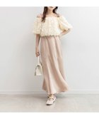 【ランダ/RANDA】の3Dフラワーブラウスセットキャミワンピース 人気、トレンドファッション・服の通販 founy(ファニー) ファッション Fashion レディースファッション Fashion for Women ワンピース Dresses キャミソールワンピース Camisole Dresses キャミワンピース Cami Dress, Slip Dress サテン Satin, Glossy Fabric フラワー Flower, Floral マーメイド Mermaid, Fishtail Silhouette thumbnail PINK|ID: prp329100004817907 ipo3291000000035001436