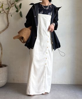 【ドゥドゥ/DouDou】のフロントボタンジャンスカ 人気、トレンドファッション・服の通販 founy(ファニー) ファッション Fashion レディースファッション Fashion for Women ジャンスカ Jumper Skirt, Pinafore Dress スマート Smart, Elegant スリット Slit, Slit Detail S/S・春夏 SS, Spring/Summer, Warm Season 再入荷 Restock / Back in Stock 夏 Summer 2026年 2026 |ID:prp329100004817910