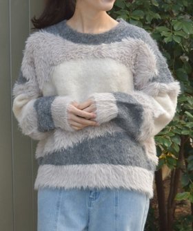 【アクシーズファム/axes femme】のランダム配色ニット 人気、トレンドファッション・服の通販 founy(ファニー) ファッション Fashion レディースファッション Fashion for Women トップス・カットソー Cut & Sew Tops ニット Knit Tops & Sweaters おすすめ Recommended / Our Picks シンプル Simple, Minimal デニム Denim, Jeans Material トレンド Trend, Trending Now ハーフ Half, Half-Length バランス Balance, Style Balance ミドル Middle Length, Mid Height ランダム Random, Irregular ロング Long, Long-Length |ID:prp329100004817923