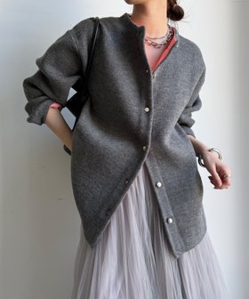 【ドゥドゥ/DouDou】の【完売カラー再追加!/WEB限定】ダブルフェイスニットショートコート 人気、トレンドファッション・服の通販 founy(ファニー) ファッション Fashion レディースファッション Fashion for Women アウター Coat / Outerwear Collection コート・ロングコート・ピーコート Long Coats, Peacoats & More インナー Innerwear 今季 This Season, Current Season ショート Short, Short Length スマート Smart, Elegant ダブル Double, Double-Breasted バランス Balance, Style Balance フェイス Face, Facial Design リラックス Relax, Relaxed Fit A/W・秋冬 Autumn/Winter 冬 Winter / This Winter 再入荷 Restock / Back in Stock エレガント 上品 Elegant 2025年 2025 2025-2026秋冬・A/W Autumn/Winter 2025–26 AW25–26 |ID:prp329100004817934