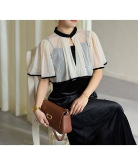 【ゼヴォン/Thevon】の【Yuna企画】ビジューボレロ×ベロアキャミワンピース 人気、トレンドファッション・服の通販 founy(ファニー) ファッション Fashion レディースファッション Fashion for Women アウター Coat / Outerwear Collection ボレロ・ショート丈ジャケット / ドレス羽織りに Boleros & Short Jackets ワンピース Dresses キャミソールワンピース Camisole Dresses ウェーブ Wavy Pattern エレガント 上品 Elegant オケージョン Occasion Wear カーディガン Cardigan, Knitwear キャミワンピース Cami Dress, Slip Dress ショート Short, Short Length ジャケット Jacket, Outerwear ドレス Dress, One-Piece パール Pearl, Pearl Accent ビジュー Bijou, Jewel-like Accent フェミニン Feminine, Girly フォーマル Formal, Dressy ボレロ Bolero, Short Cardigan 再入荷 Restock / Back in Stock おすすめ Recommended / Our Picks セレモニー Ceremony 結婚式 Wedding 披露宴 Wedding Reception |ID:prp329100004817937