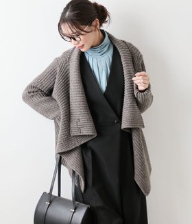 【ニューヨーカー/NEWYORKER】のウールナイロン ローゲージニットトッパー 人気、トレンドファッション・服の通販 founy(ファニー) ファッション Fashion レディースファッション Fashion for Women トップス・カットソー Cut & Sew Tops ニット Knit Tops & Sweaters 畦 Ribbed Knit コンパクト Compact, Small Size トッパー Topper, Light Cardigan 手編み Hand-Knitted, Handmade Knit ベーシック Basic, Essential 羽織 Haori, Light Jacket A/W・秋冬 Autumn/Winter |ID:prp329100004817943