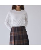 【アダム エ ロペ/ADAM ET ROPE'】のロングスリーブコットンTシャツ 人気、トレンドファッション・服の通販 founy(ファニー) ファッション Fashion レディースファッション Fashion for Women トップス・カットソー Cut & Sew Tops シャツ・ブラウス・オフィスカジュアル Elegant Blouses & Button-Ups ロングTシャツ・Tシャツ Longline T-Shirts & Tees インナー Innerwear カッティング Cutting Detail カットソー Cut and Sewn Top ジャケット Jacket, Outerwear スラックス Slacks, Dress Pants スリーブ Sleeve, Long Sleeve / Short Sleeve デニム Denim, Jeans Material バランス Balance, Style Balance ベーシック Basic, Essential ロング Long, Long-Length エレガント 上品 Elegant 2025年 2025 2025-2026秋冬・A/W Autumn/Winter 2025–26 AW25–26 thumbnail ホワイト(10)|ID: prp329100004818258 ipo3291000000035005487