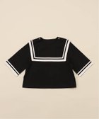 【イエナアンファン/IENA ENFANT / KIDS】のセーラーオーバーカットソー kids 人気、トレンドファッション・服の通販 founy(ファニー) ファッション Fashion キッズファッション Fashion for Kids トップス・カットソー Cut & Sew Tops カットソー Cut and Sewn Top スマート Smart, Elegant 長袖 Long Sleeve, Full Sleeve エレガント 上品 Elegant セレモニー Ceremony thumbnail ブラック|ID: prp329100004818263 ipo3291000000035005597