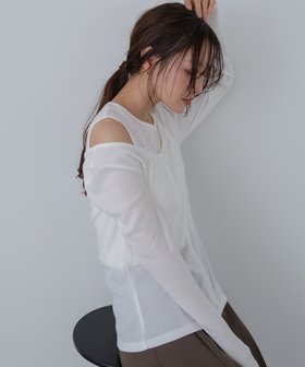 【バブ ブージュルード/Bab Bou Jeloud】のアシメレイヤードカットソー 人気、トレンドファッション・服の通販 founy(ファニー) ファッション Fashion レディースファッション Fashion for Women トップス・カットソー Cut & Sew Tops カットソー・ベーシックTシャツ Cut-and-Sewn Tops / Stretch Tees & Basics インナー Innerwear カッティング Cutting Detail カットソー Cut and Sewn Top カーディガン Cardigan, Knitwear キャミ Camisole, Cami Top キャミソール Camisole, Spaghetti Strap Top シンプル Simple, Minimal ジャケット Jacket, Outerwear スマート Smart, Elegant チェック Check, Plaid, Tartan デニム Denim, Jeans Material トレンド Trend, Trending Now フェミニン Feminine, Girly プリーツ Pleats, Pleated プレート Plate, Dish マーメイド Mermaid, Fishtail Silhouette ワイド Wide, Wide Fit 再入荷 Restock / Back in Stock おすすめ Recommended / Our Picks エレガント 上品 Elegant |ID:prp329100004818264