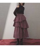 【ノエラ/Noela】のティアードフリルドッキングワンピース 人気、トレンドファッション・服の通販 founy(ファニー) ファッション Fashion レディースファッション Fashion for Women ワンピース Dresses タフタ Taffeta, Structured Fabric ポケット Pocket, Pocket Detail thumbnail ボルドー|ID: prp329100004818299 ipo3291000000035005908