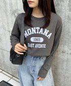 【イング/INGNI】の【WEB限定】アソートロゴロングTシャツ 人気、トレンドファッション・服の通販 founy(ファニー) ファッション Fashion レディースファッション Fashion for Women トップス・カットソー Cut & Sew Tops シャツ・ブラウス・オフィスカジュアル Elegant Blouses & Button-Ups ロングTシャツ・Tシャツ Longline T-Shirts & Tees スマホ Smartphone, Mobile Device フロント Front, Front Design プリント Print, Printed Pattern ベーシック Basic, Essential thumbnail チャコールグレー/オフホワイト|ID: prp329100004818308 ipo3291000000035006034