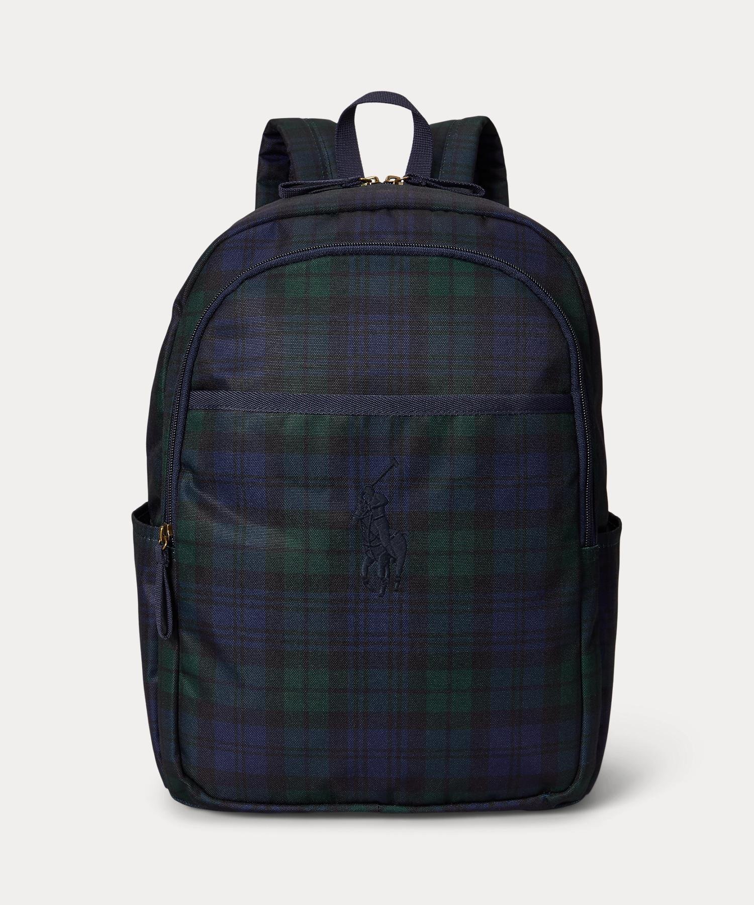 【ラルフローレン/RALPH LAUREN / KIDS】の(ボーイズ 8才~20才)チェック Big Pony ラージ バックパック 人気、トレンドファッション・服の通販 founy(ファニー) 　ファッション　Fashion　キッズファッション　Fashion for Kids　ウォーター　Water　ジップ　Zip, Zipper　スリーブ　Sleeve, Long Sleeve / Short Sleeve　チェック　Check, Plaid, Tartan　フロント　Front, Front Design　ボーイズ　Boyish, Boy Style　ポケット　Pocket, Pocket Detail　 other-1|ID: prp329100004818320 ipo3291000000035006178