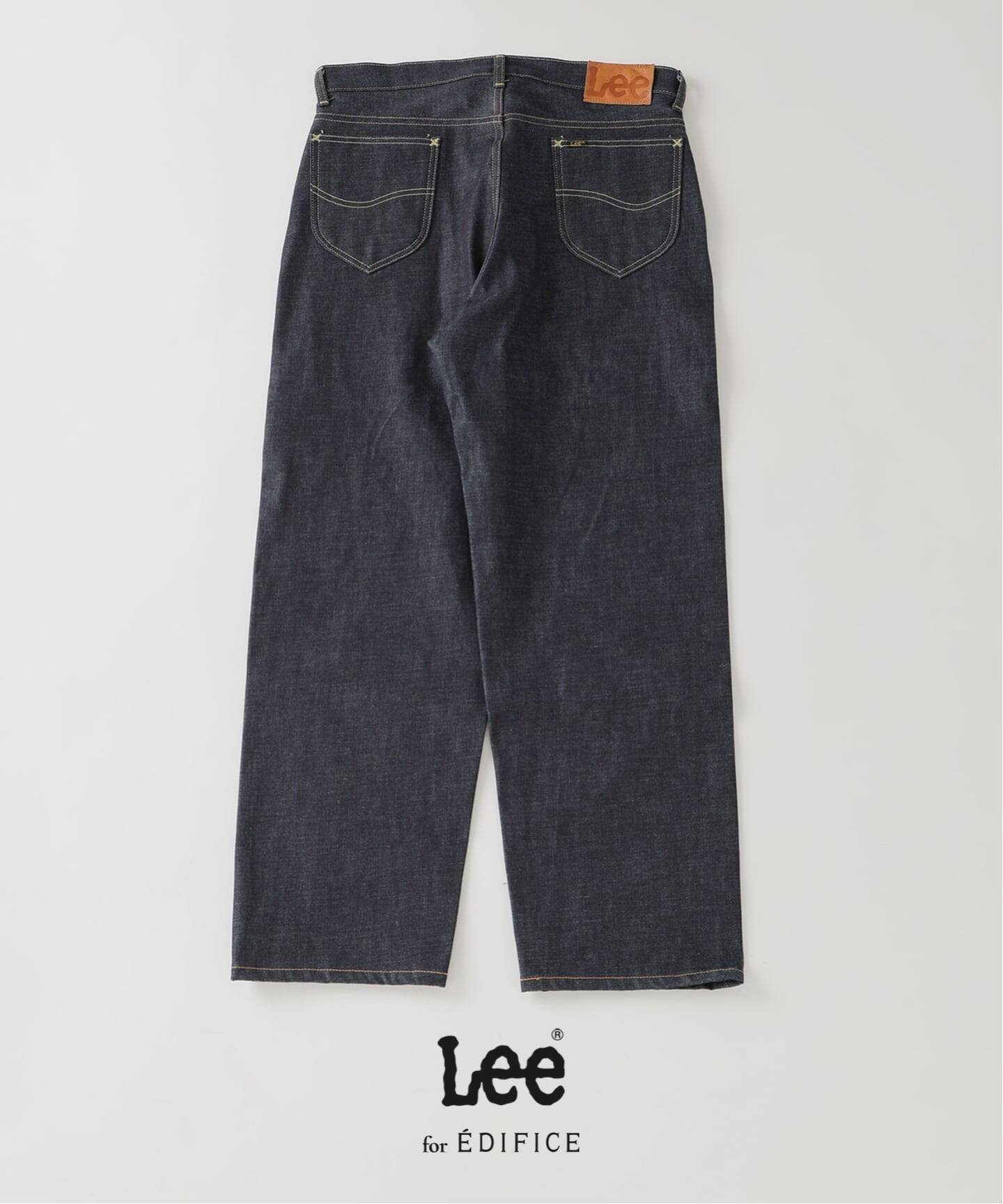 【エディフィス/EDIFICE / MEN】のLee (リー) 別注 101*101-Z RIDERS RIGID デニムパンツ インテリア・キッズ・メンズ・レディースファッション・服の通販 founy(ファニー) 　ファッション　Fashion　メンズファッション　Fashion for Men　ボトムス　Bottoms　デニムパンツ・ジーンズ　Denim Pants　今季　This Season, Current Season　シェイプ　Shape, Slim Fit　ジャケット　Jacket, Outerwear　ジーンズ　Jeans, Denim Pants　スペシャル　Special, Limited Edition　スマート　Smart, Elegant　セットアップ　Set-Up, Coordinated Outfit　デニム　Denim, Jeans Material　フロント　Front, Front Design　ポケット　Pocket, Pocket Detail　別注　Limited Edition, Custom Order　ワイド　Wide, Wide Fit　エレガント 上品　Elegant　ネイビー|ID: prp329100004818327 ipo3291000000035006231