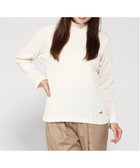 【クロコダイル/CROCODILE】のケーブル柄 ハイネック カットソー 人気、トレンドファッション・服の通販 founy(ファニー) ファッション Fashion レディースファッション Fashion for Women トップス・カットソー Cut & Sew Tops カットソー・ベーシックTシャツ Cut-and-Sewn Tops / Stretch Tees & Basics インナー Innerwear カットソー Cut and Sewn Top ハイネック High Neck, Mock Neck 人気 Popular, Best Seller 定番 Standard, Basic Item thumbnail ホワイト|ID: prp329100004818328 ipo3291000000035006234