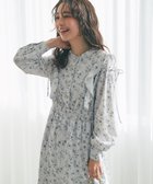 【ラブティックボンボン/La boutique BonBon】の【最強愛されワンピース】小花プリントマーメイドワンピース 人気、トレンドファッション・服の通販 founy(ファニー) ファッション Fashion レディースファッション Fashion for Women ワンピース Dresses シャーリング Shirring, Ruched スタンド Stand Collar, Upright Stand フェミニン Feminine, Girly フリル Frill, Ruffle ポケット Pocket, Pocket Detail リボン Ribbon, Bow ロング Long, Long-Length エレガント 上品 Elegant 切替 Switching, Contrast Panel thumbnail ライトグレー|ID: prp329100004818330 ipo3291000000035006241