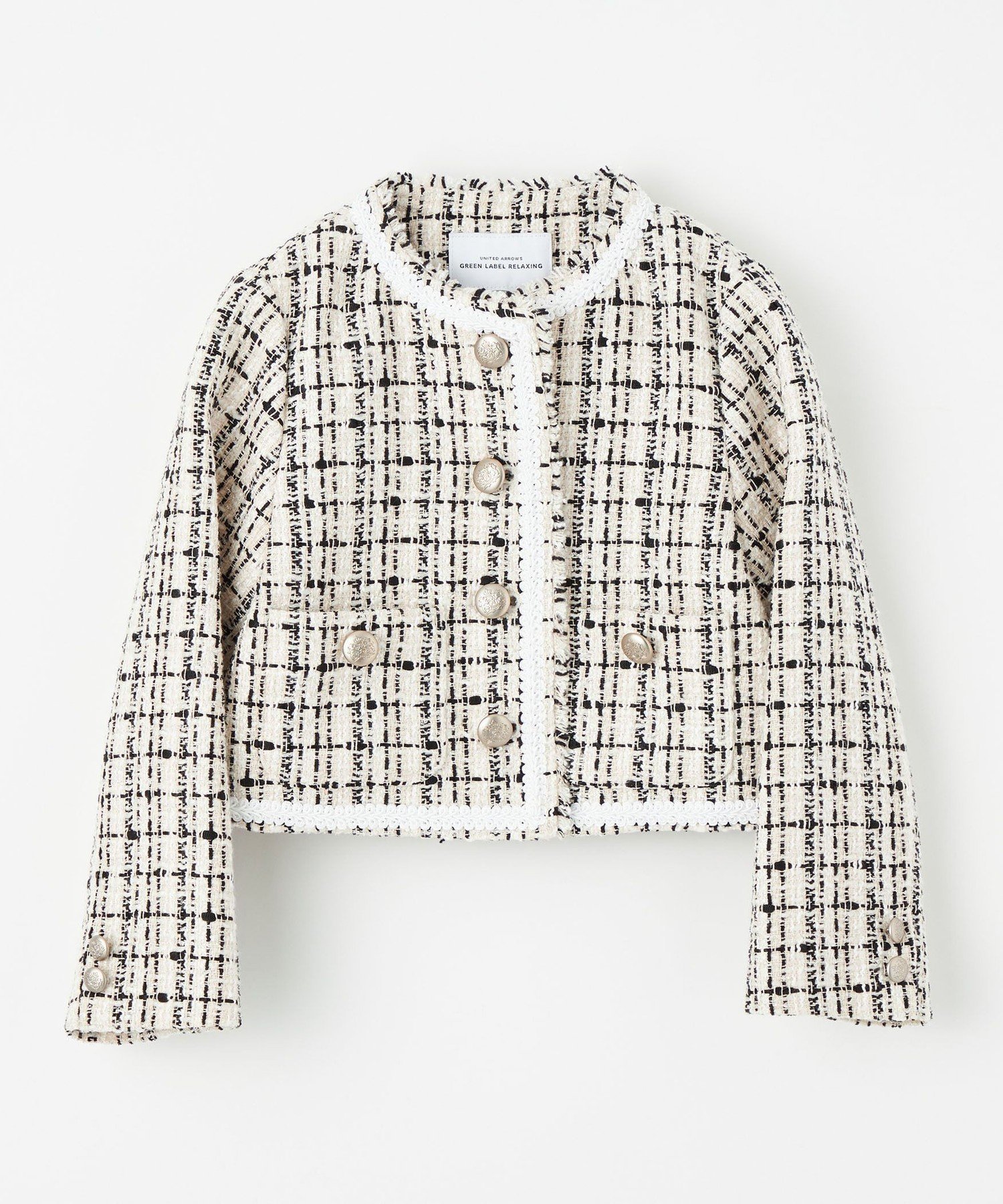 【ユナイテッドアローズ/UNITED ARROWS / KIDS】のファンシーツイード ボレロ 人気、トレンドファッション・服の通販 founy(ファニー) 　ファッション　Fashion　キッズファッション　Fashion for Kids　オケージョン　Occasion Wear　コンパクト　Compact, Small Size　セットアップ　Set-Up, Coordinated Outfit　ツイード　Twill, Twill Weave　バランス　Balance, Style Balance　フェミニン　Feminine, Girly　フォーマル　Formal, Dressy　ブレード　Braid, Decorative Trim　ブロック　Block, Solid Block Pattern　ボレロ　Bolero, Short Cardigan　ミックス　Mix, Mixed Style　アウトレット　Outlet / Clearance　エレガント 上品　Elegant　セレモニー　Ceremony　入学式　Entrance Ceremony　卒業式　Graduation Ceremony　 other-1|ID: prp329100004818334 ipo3291000000035006268