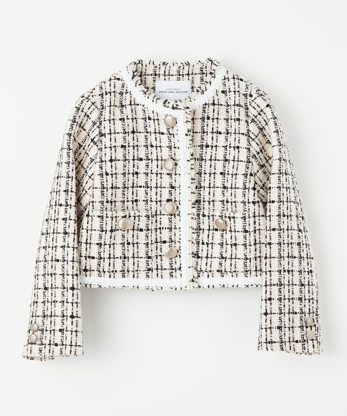 【ユナイテッドアローズ/UNITED ARROWS / KIDS】のファンシーツイード ボレロ インテリア・キッズ・メンズ・レディースファッション・服の通販 founy(ファニー) https://founy.com/ ファッション Fashion キッズファッション Fashion for Kids オケージョン Occasion Wear コンパクト Compact, Small Size セットアップ Set-Up, Coordinated Outfit ツイード Twill, Twill Weave バランス Balance, Style Balance フェミニン Feminine, Girly フォーマル Formal, Dressy ブレード Braid, Decorative Trim ブロック Block, Solid Block Pattern ボレロ Bolero, Short Cardigan ミックス Mix, Mixed Style アウトレット Outlet / Clearance エレガント 上品 Elegant セレモニー Ceremony 入学式 Entrance Ceremony 卒業式 Graduation Ceremony |ID: prp329100004818334 ipo3291000000035148822