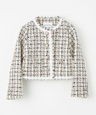 【ユナイテッドアローズ/UNITED ARROWS / KIDS】のファンシーツイード ボレロ OFF WHITE|ID: prp329100004818334 ipo3291000000035148824