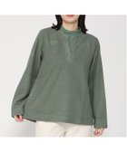 【クロコダイル/CROCODILE】のスムースドッキング プルオーバー 人気、トレンドファッション・服の通販 founy(ファニー) ファッション Fashion レディースファッション Fashion for Women トップス・カットソー Cut & Sew Tops カジュアルプルオーバー・ニットトップス Pullovers & Knit Tops / Casual Pullovers オレンジ Orange ドッキング Docking, Mixed Material thumbnail モスグリーン|ID: prp329100004818342 ipo3291000000035006353