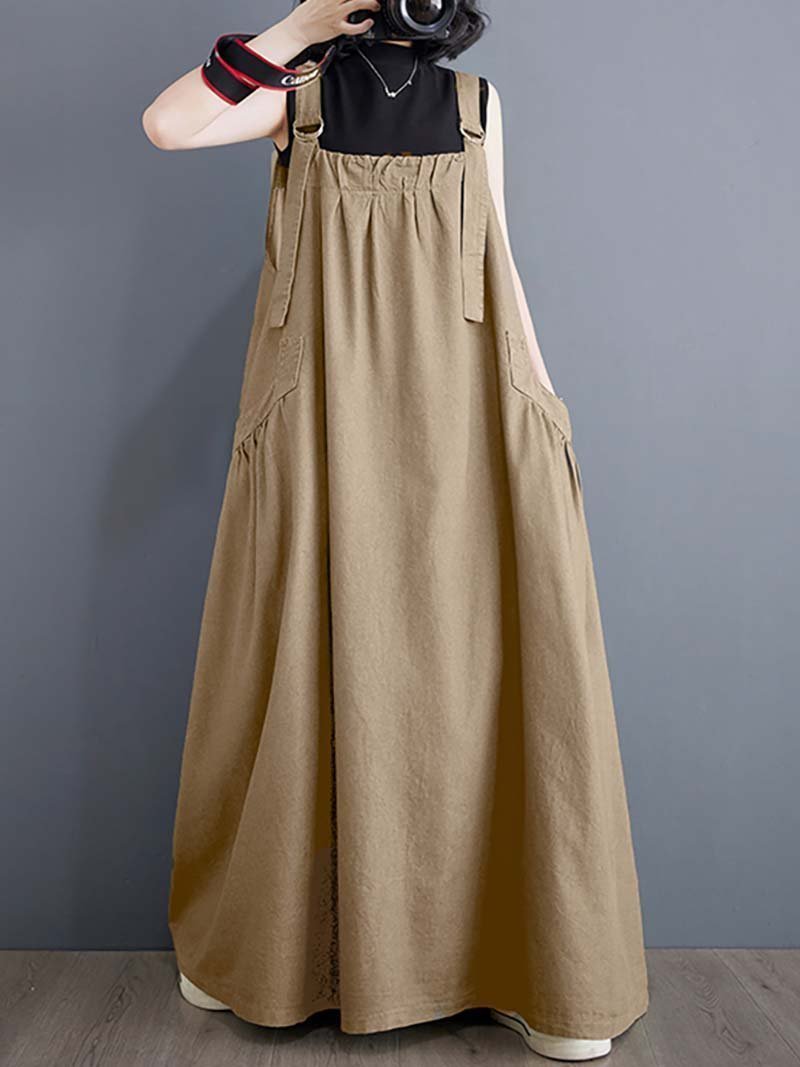 【ドゥーベル/Doux Belle】のジャンパースカート ジャンパーワンピース デニムワンピース 人気、トレンドファッション・服の通販 founy(ファニー) 　ファッション　Fashion　レディースファッション　Fashion for Women　スカート　Skirts　デニム　Denim, Jeans Material　ポケット　Pocket, Pocket Detail　ラップ　Wrap, Wrap Design　ロング　Long, Long-Length　ワンポイント　One Point, Statement Accent　春　Spring　無地　Plain, Solid Color　秋　Autumn　 other-1|ID: prp329100004818345 ipo3291000000035006378