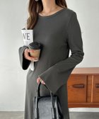 【アンドミー/andme】のフレアスリーブ リブ ロング ワンピース 人気、トレンドファッション・服の通販 founy(ファニー) ファッション Fashion レディースファッション Fashion for Women ワンピース Dresses カーディガン Cardigan, Knitwear スリーブ Sleeve, Long Sleeve / Short Sleeve 長袖 Long Sleeve, Full Sleeve フレア Flare, Flared ベスト Vest, Waistcoat ポケット Pocket, Pocket Detail ロング Long, Long-Length おすすめ Recommended / Our Picks thumbnail チャコールグレー|ID: prp329100004818346 ipo3291000000035006396