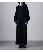 【ビーフラット/bflat】のバイカラーロングニットワンピース 人気、トレンドファッション・服の通販 founy(ファニー) ファッション Fashion レディースファッション Fashion for Women ワンピース Dresses ニットワンピース Knit Dresses アクセサリー Fashion Accessories ストレート Straight, Straight Cut スリーブ Sleeve, Long Sleeve / Short Sleeve トレンド Trend, Trending Now エレガント 上品 Elegant thumbnail ブラック|ID: prp329100004818356 ipo3291000000035006466