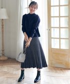 【イッカ/ikka】の配色ニットアップ 人気、トレンドファッション・服の通販 founy(ファニー) ファッション Fashion レディースファッション Fashion for Women トップス・カットソー Cut & Sew Tops ニット Knit Tops & Sweaters なめらか Smooth, Silky Texture スリット Slit, Slit Detail セットアップ Set-Up, Coordinated Outfit パール Pearl, Pearl Accent フレア Flare, Flared プリーツ Pleats, Pleated モックネック Mock Neck, Short Turtleneck エレガント 上品 Elegant thumbnail ブルー|ID: prp329100004818358 ipo3291000000035006484