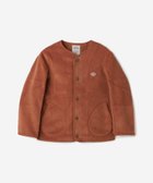 【ビショップ/Bshop / KIDS】のキッズ フリース カラーレスジャケット 人気、トレンドファッション・服の通販 founy(ファニー) ファッション Fashion キッズファッション Fashion for Kids アウター Coat Outerwear /Kids フランス France, French メランジ Melange, Mixed Yarn ワーク Workwear, Utility Style thumbnail ORANGE系1|ID: prp329100004818360 ipo3291000000035006522