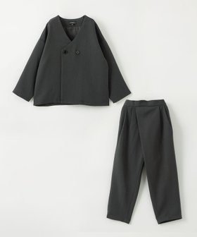 【ユナイテッドアローズ/UNITED ARROWS / KIDS】のノーカラージャケット + タックパンツ セット / キッズ 100cm-130cm 人気、トレンドファッション・服の通販 founy(ファニー) ファッション Fashion キッズファッション Fashion for Kids ボトムス Bottoms アシンメトリー Asymmetrical Style オケージョン Occasion Wear 春 Spring カットソー Cut and Sewn Top ジャケット Jacket, Outerwear セットアップ Set-Up, Coordinated Outfit チェック Check, Plaid, Tartan フォーマル Formal, Dressy フリル Frill, Ruffle フロント Front, Front Design ラップ Wrap, Wrap Design アウトレット Outlet / Clearance おすすめ Recommended / Our Picks セレモニー Ceremony 入学式 Entrance Ceremony 卒業式 Graduation Ceremony 結婚式 Wedding 2025年 2025 2025春夏・S/S Spring/Summer 2025 SS25 |ID:prp329100004818368