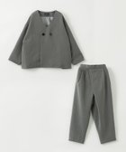 【ユナイテッドアローズ/UNITED ARROWS / KIDS】のノーカラージャケット + タックパンツ セット / キッズ 100cm-130cm 人気、トレンドファッション・服の通販 founy(ファニー) ファッション Fashion キッズファッション Fashion for Kids ボトムス Bottoms アシンメトリー Asymmetrical Style オケージョン Occasion Wear 春 Spring カットソー Cut and Sewn Top ジャケット Jacket, Outerwear セットアップ Set-Up, Coordinated Outfit チェック Check, Plaid, Tartan フォーマル Formal, Dressy フリル Frill, Ruffle フロント Front, Front Design ラップ Wrap, Wrap Design アウトレット Outlet / Clearance おすすめ Recommended / Our Picks セレモニー Ceremony 入学式 Entrance Ceremony 卒業式 Graduation Ceremony 結婚式 Wedding 2025年 2025 2025春夏・S/S Spring/Summer 2025 SS25 thumbnail MD.GRAY|ID: prp329100004818368 ipo3291000000035006623