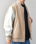 【シップス/SHIPS / MEN】のSHIPS any PURE WOOL MELTON スタジアム ブルゾン (スタジャン) 人気、トレンドファッション・服の通販 founy(ファニー) ファッション Fashion メンズファッション Fashion for Men シンプル Simple, Minimal 定番 Standard, Basic Item ブルゾン Blouson, Bomber Jacket ポケット Pocket, Pocket Detail メルトン Melton, Heavy Wool メンズ Men's, Menswear おすすめ Recommended / Our Picks エレガント 上品 Elegant thumbnail ベージュ系|ID: prp329100004818375 ipo3291000000035006709
