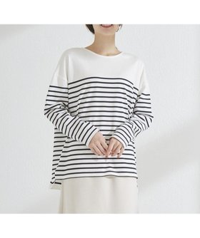 【ローラ/Rora】の「シンプルにこそ,綿100%」ボーダーロングT 人気、トレンドファッション・服の通販 founy(ファニー) ファッション Fashion レディースファッション Fashion for Women カメラ Camera Accessories シンプル Simple, Minimal 定番 Standard, Basic Item 長袖 Long Sleeve, Full Sleeve ボーダー Border, Stripe ロング Long, Long-Length 夏 Summer お正月 New Year クリスマス X'mas Christmas / X'mas ギフト プレゼント Gift / Present 入学式 Entrance Ceremony 卒業式 Graduation Ceremony |ID:prp329100004818385