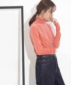 【ナノ ユニバース/nano universe】のシアーベロアカットタートルトップス サーモン5|ID: prp329100004818387 ipo3291000000035006897