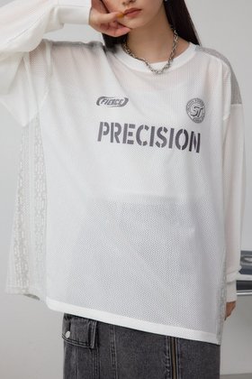 【アズール バイ マウジー/AZUL by moussy】のユニフォームプルオーバー 人気、トレンドファッション・服の通販 founy(ファニー) ファッション Fashion レディースファッション Fashion for Women トップス・カットソー Cut & Sew Tops カジュアルプルオーバー・ニットトップス Pullovers & Knit Tops / Casual Pullovers 2024年 2024 2024-2025秋冬・A/W Autumn/Winter 2024–25 AW24–25 おすすめ Recommended / Our Picks デニム Denim, Jeans Material トレンド Trend, Trending Now ドッキング Docking, Mixed Material フロント Front, Front Design プリント Print, Printed Pattern プリーツ Pleats, Pleated メッシュ Mesh, Net Fabric レース Lace, Lace Fabric ワイド Wide, Wide Fit A/W・秋冬 Autumn/Winter |ID:prp329100004818388